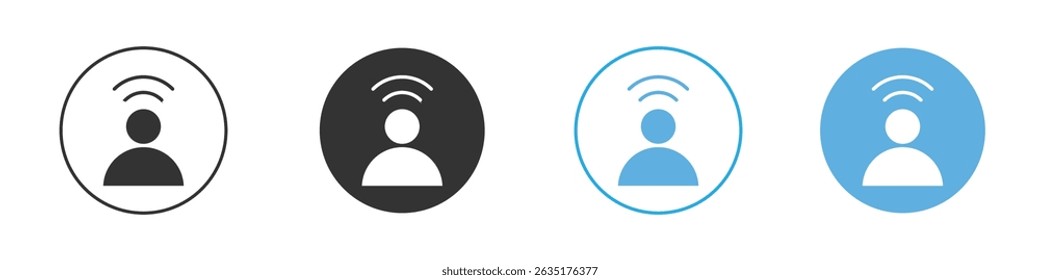 Brand awareness icon Editable flat style, illustration icons
