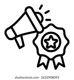 Elemento de icono de conciencia de marca para el diseño