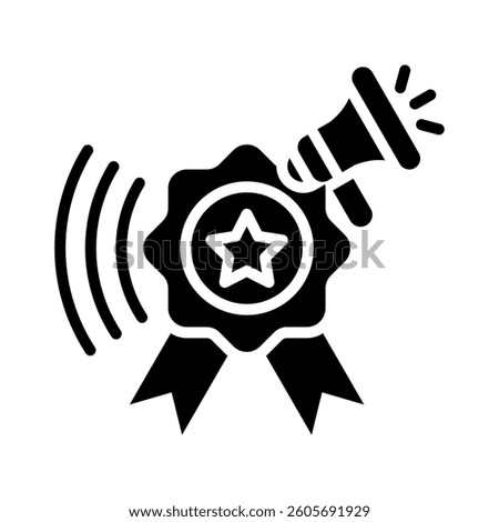 Brand Awareness Icon Element for Design