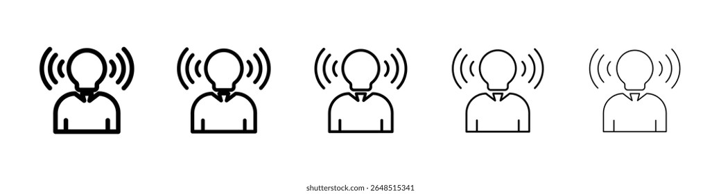 Brand awareness icon filled flat sign concept for web design.