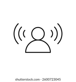 Brand awareness icon isolated. simple vector icon on white background