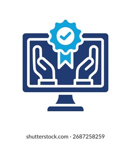 Brand Awareness Icon Mixed Vector Illustration