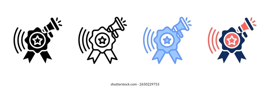 Brand Awareness icon sheet multiple style collection