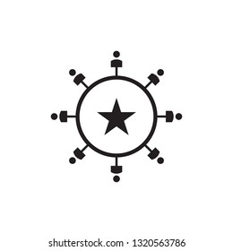 Brand Awareness icon. Simple element illustration. Brand Awareness concept symbol design. Can be used for web and mobile. Vektör