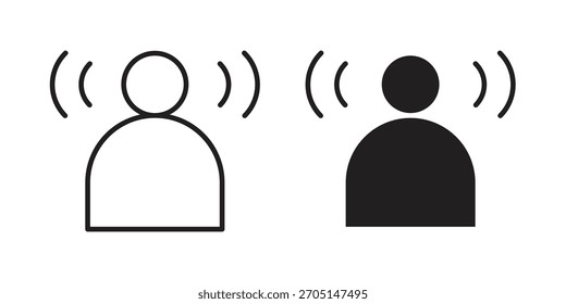 Diseños modernos de Vector plano y de carrera de icono de conciencia de marca