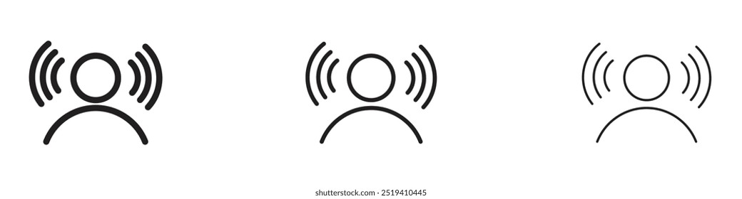 Brand awareness icon vector icon set. EPS 10