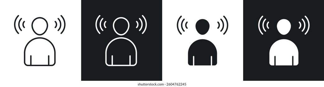 Brand awareness icons in flat and linear vector illustration on white background.