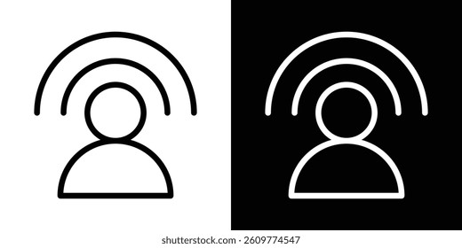 Brand awareness icons vector set in stroke line style
