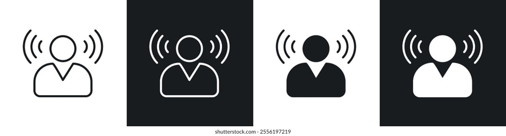 Brand awareness linear icon set for app, and web design.