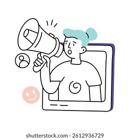 Brand Awareness Vector Style Illustrations 
