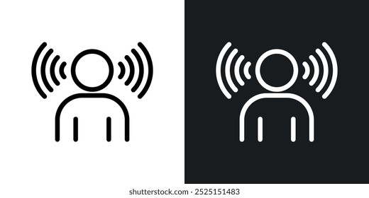 Brand awarenessline in Thin line black color. flat simple vector symbols illustration.