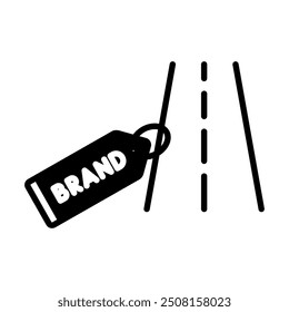 Brand Boulevard icon line vector illustration
