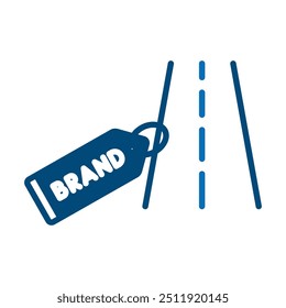 Brand Boulevard icon line vector illustration
