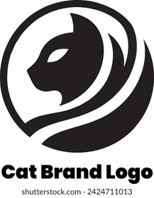 Brand Cat Modern Vector Logo