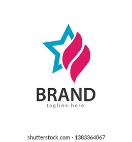 Brand Company Logo Vector Template Design Illustration