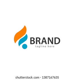 Brand Company Logo Vector Template Design Illustration