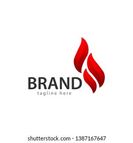 Brand Company Logo Vector Template Design Illustration
