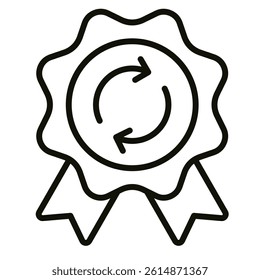 Brand Consistency icon line vector illustration