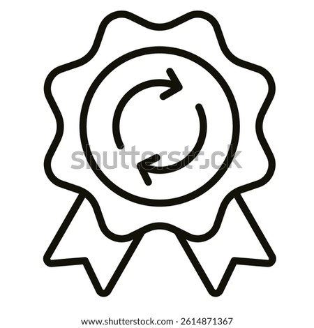 Brand Consistency icon line vector illustration