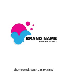brand design logo - vector