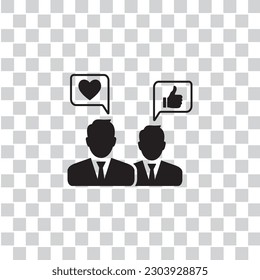 brand engagement icon , attraction icon