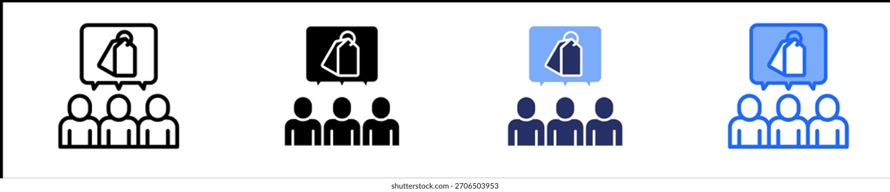Brand Engagement  Icon Set Multiple Style Collection
