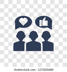 brand engagement icon. Trendy brand engagement logo concept on transparent background from General collection