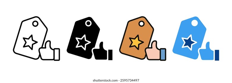 Brand Equity Icon Set Multiple Style Collection