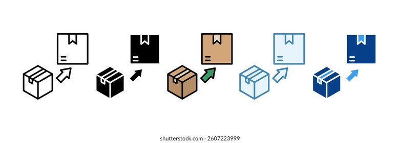 Brand Evolution Icon Set Multiple Style Collection