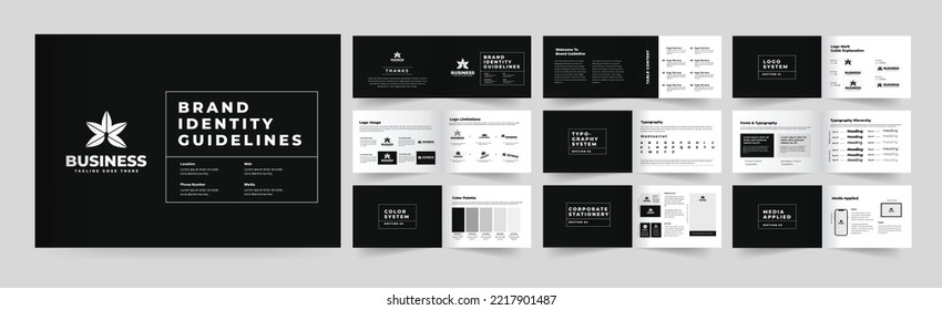 Brand guideline or Branding guideline Design 