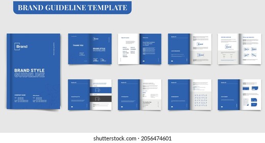 Brand Guideline Branding Guidelines Style Guide Brochure