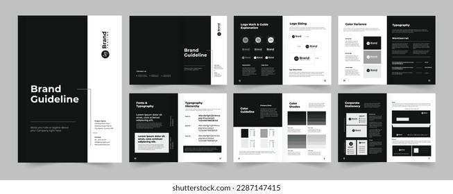 Brand guideline or brand manual guideline also brand Identity guidelines