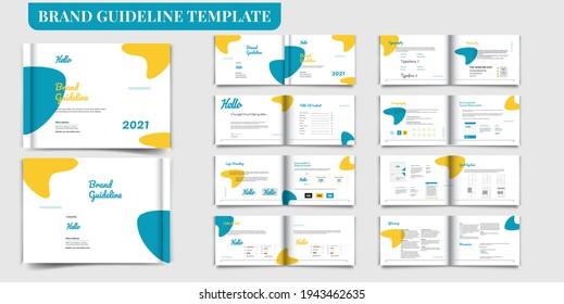 Brand Guideline Template Brochure Brand Guideline Template Brand Style Guide Brand Identity Guide