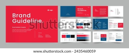 brand guideline template design brand guideline layout