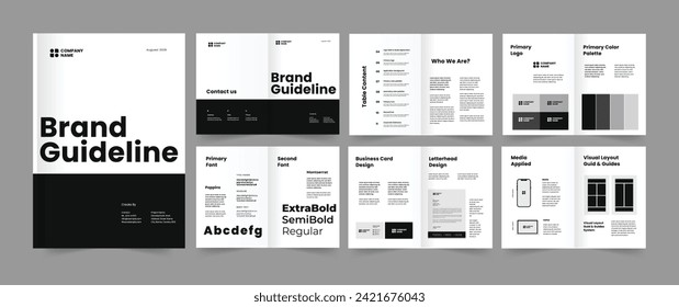 Brand guideline template Brand guidelines