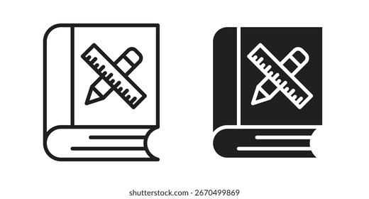 Symbol für Markenrichtlinien. doodle-Grafikvektoren