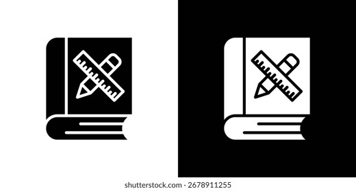 Icono de lineamientos de marca de diseño plano. Eps 10