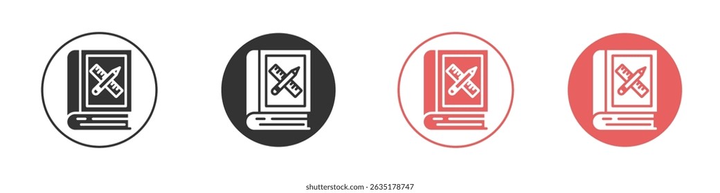 Brand guidelines icon vector design template simple and clean style
