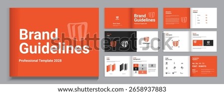 Brand guidelines brand identity template brand style guide