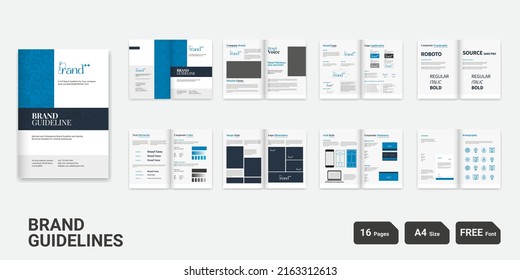 Brand Guidelines Presentation Brand Guideline Template Brand Guidelines Brand Style Guide Manual