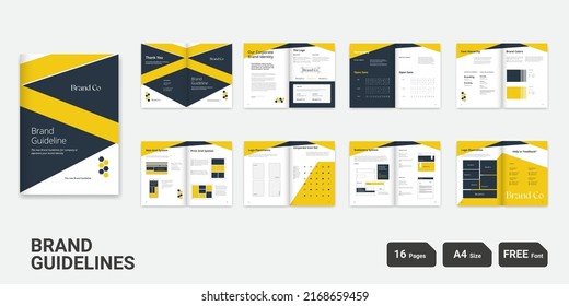 Brand Guidelines Presentation Brand Guideline Template Brand Guidelines Brand Style Guide Manual