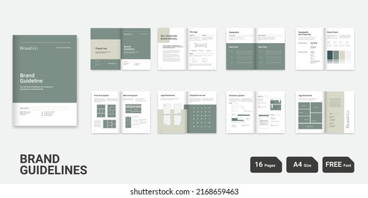 Brand Guidelines Presentation Brand Guideline Template Brand Guidelines Brand Style Guide Manual