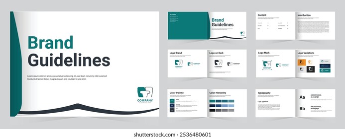 Brand Guidelines Template, Brand Guidelines design