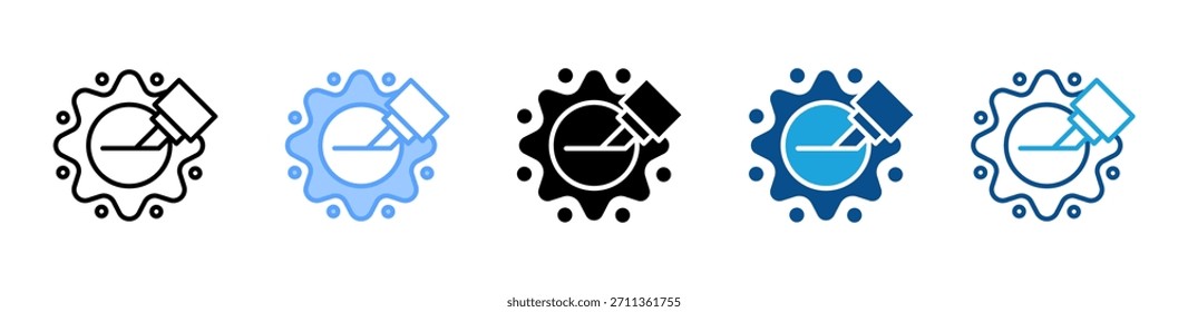 Brand Highlight icon set multiple style collection