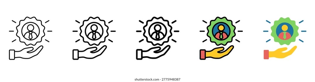 Brand Icon Collection With Different Styles And Colors
