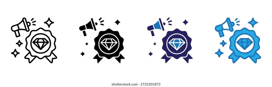 Icono de marca Multi Style Ilustración vectorial