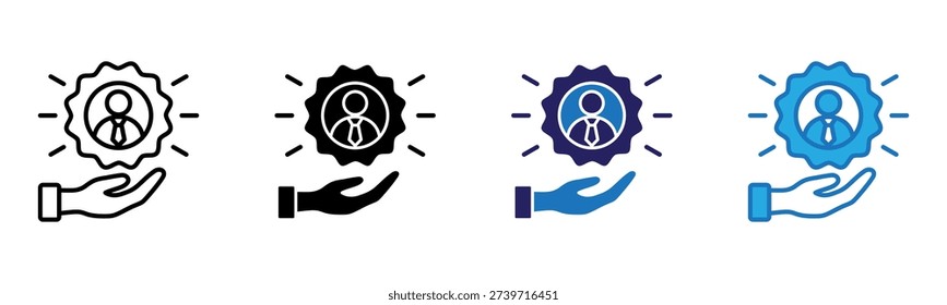 Brand Icon Multi Style Vector Illustration