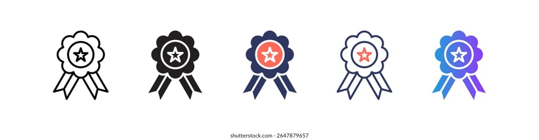 Icono de marca Ilustración vectorial múltiple