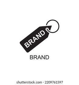 brand icon , promotion icon vector