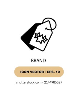 brand icons  symbol vector elements for infographic web
